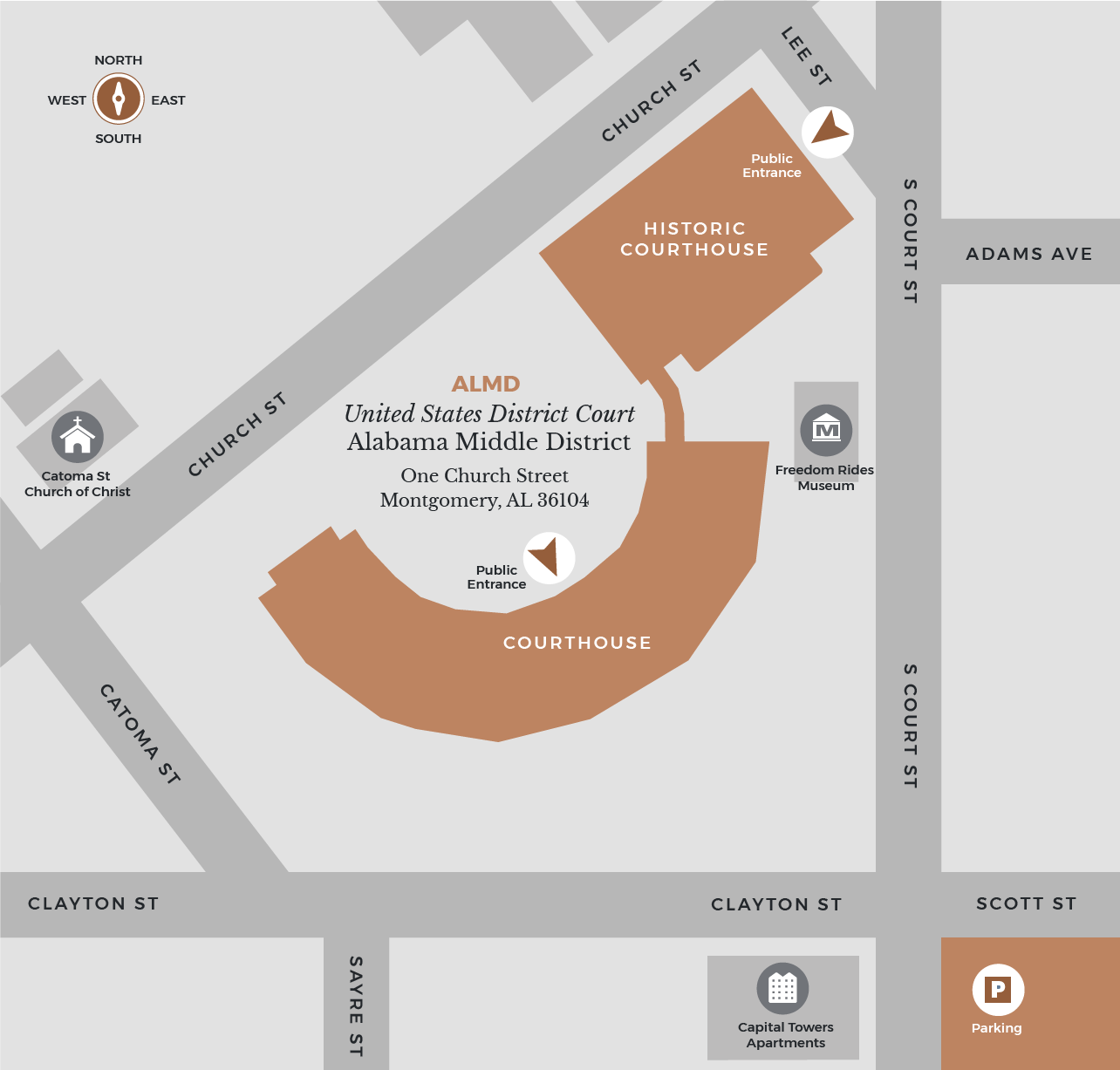 Locations United States District Court