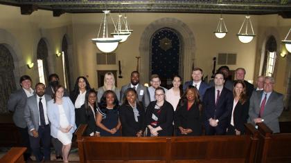 Photograph of Faulkner Law Students