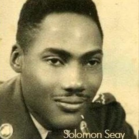 Solomon Seay Jr in uniform