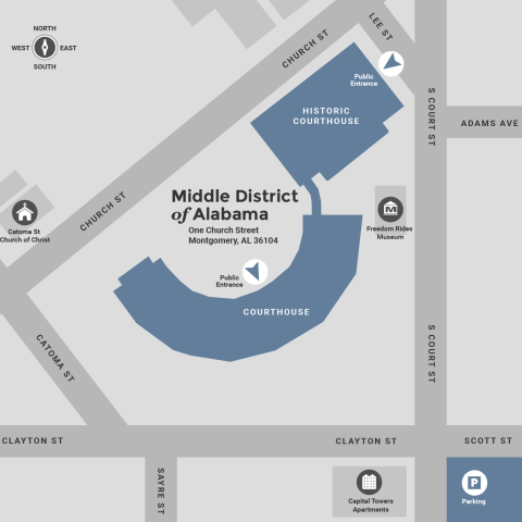 ALMD Building Map