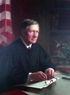 Portrait of Judge Frank M. Johnson, Jr. by William Chambers, 2000