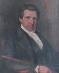 Copy of “Oil on Canvas Portrait of George Washington Lane,” circa 1850